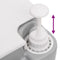 vidaXL - Campingtoilet - draagbaar - 10+10 - L - HDPE - grijs - en - wit
