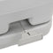 vidaXL - Campingtoilet - draagbaar - 10+10 - L - HDPE - grijs - en - wit