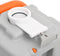 vidaXL - Campingtoilet - draagbaar - 15+10 - L - HDPE - grijs - en - wit