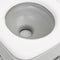 vidaXL - Campingtoilet - draagbaar - 15+10 - L - HDPE - grijs - en - wit