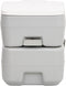 vidaXL - Campingtoilet - draagbaar - 20+10 - L - HDPE - grijs - en - wit