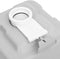 vidaXL - Campingtoilet - draagbaar - 20+10 - L - HDPE - grijs - en - wit