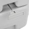 vidaXL - Campingtoilet - draagbaar - 20+10 - L - HDPE - grijs - en - wit