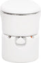 vidaXL - Campingtoilet - geïntegreerd - 24+17 - L - HDPE - en - staal - wit