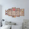 vidaXL - Canvas - muurdruk - print - set - home - sweet - home - 100 - x - 50 - cm