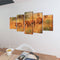 vidaXL - Canvas - muurdruk - set - leeuw - 100 - x - 50 - cm