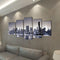 vidaXL - Canvas - muurdruk - set - monochroom - New - York - skyline - 200 - x - 100 - cm