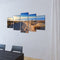vidaXL - Canvas - muurdruk - set - zandstrand - 100 - x - 50 - cm