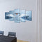 vidaXL - Canvas - muurdruk - set - Zwaan - 200 - x - 100 - cm
