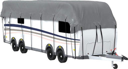 vidaXL - Caravan - dakbedekking - 1000x300 - cm - vliesvlies - grijs