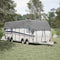 vidaXL - Caravan - dakbedekking - 1000x300 - cm - vliesvlies - grijs