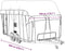 vidaXL - Caravan - dakbedekking - 600x300 - cm - vliesvlies - grijs