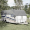 vidaXL - Caravan - dakbedekking - 800x300 - cm - vliesvlies - grijs