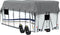vidaXL - Caravan - dakbedekking - 800x300 - cm - vliesvlies - grijs
