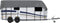vidaXL - Caravan - dakbedekking - 800x300 - cm - vliesvlies - grijs