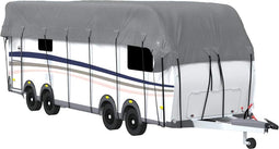 vidaXL - Caravan - dakbedekking - 900x300 - cm - vliesvlies - grijs