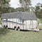 vidaXL - Caravan - dakbedekking - 900x300 - cm - vliesvlies - grijs