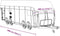 vidaXL - Caravan - dakbedekking - 900x300 - cm - vliesvlies - grijs