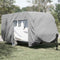vidaXL - Caravanhoes - 460x250x220 - cm - vliesvlies - grijs