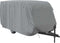 vidaXL - Caravanhoes - 610x250x220 - cm - vliesvlies - grijs
