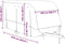 vidaXL - Caravanhoes - 670x250x220 - cm - vliesvlies - grijs