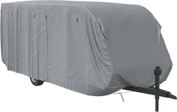 vidaXL - Caravanhoes - 732x250x220 - cm - vliesvlies - grijs