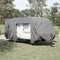 vidaXL - Caravanhoes - 732x250x220 - cm - vliesvlies - grijs