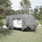 vidaXL - Caravanhoes - 732x250x220 - cm - vliesvlies - grijs