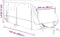 vidaXL - Caravanhoes - 732x250x220 - cm - vliesvlies - grijs
