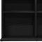 vidaXL - CD-kast - 100,5x23x89,5 - cm - bewerkt - hout - zwart - eikenkleurig