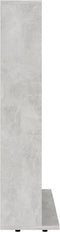 vidaXL - Cd-kast - 102x23x89,5 - cm - bewerkt - hout - betongrijs