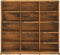 vidaXL - Cd-kast - 102x23x89,5 - cm - bewerkt - hout - gerookt - eikenkleurig