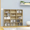 vidaXL - Cd-kast - 102x23x89,5 - cm - bewerkt - hout - sonoma - eikenkleurig