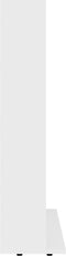 vidaXL - Cd-kast - 102x23x89,5 - cm - bewerkt - hout - wit