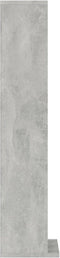 vidaXL - Cd-kast - 21x20x88 - cm - bewerkt - hout - betongrijs
