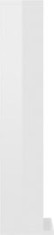 vidaXL - Cd-kast - 21x20x88 - cm - bewerkt - hout - hoogglans - wit