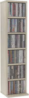 vidaXL - Cd-kast - 21x20x88 - cm - bewerkt - hout - sonoma - eikenkleurig