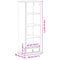 vidaXL - Cd-kast - Corona - 40x30x110 - cm - massief - grenenhout