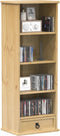 vidaXL - Cd-kast - Corona - 40x30x110 - cm - massief - grenenhout
