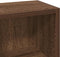 vidaXL - CD-kasten - 2 - st - 21x16x93,5 - bewerkt - hout - bruin - eikenkleur
