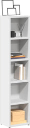 vidaXL - Cd-kasten - 2 - st - 21x16x93,5 - bewerkt - hout - wit