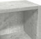 vidaXL - Cd-kasten - 2 - st - 21x16x93,5 - spaanplaat - betongrijs
