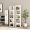 vidaXL - Cd-kasten - 2 - st - 21x16x93,5 - spaanplaat - hoogglans - wit