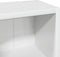 vidaXL - Cd-kasten - 2 - st - 21x16x93,5 - spaanplaat - hoogglans - wit