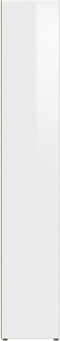 vidaXL - Cd-kasten - 2 - st - 21x16x93,5 - spaanplaat - hoogglans - wit