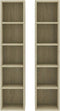 vidaXL - Cd-kasten - 2 - st - 21x16x93,5 - spaanplaat - sonoma - eikenkleurig