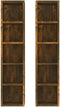 vidaXL - Cd-kasten - 2 - st - 21x16x93,5 - spaanplaat - sonoma - eikenkleurig