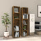 vidaXL - Cd-kasten - 2 - st - 21x16x93,5 - spaanplaat - sonoma - eikenkleurig