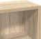 vidaXL - Cd-kasten - 2 - st - 21x16x93,5 - spaanplaat - sonoma - eikenkleurig