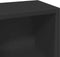 vidaXL - Cd-kasten - 2 - st - 21x16x93,5 - spaanplaat - zwart